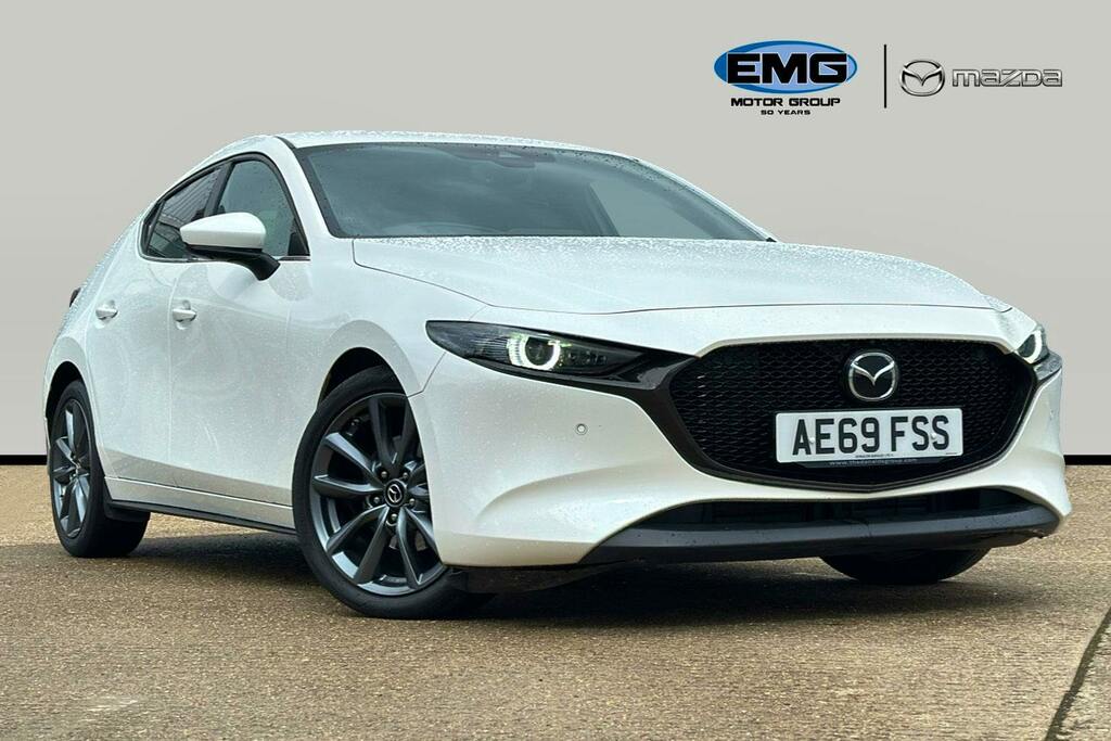 Mazda 3 2.0 Skyactiv G Mhev Gt Sport Tech Hatchback Pe White