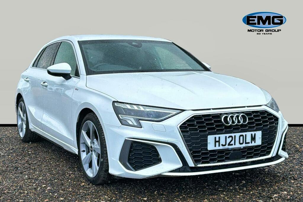 Audi A3 1.5 Tfsi 35 S Line Sportback S Tronic White