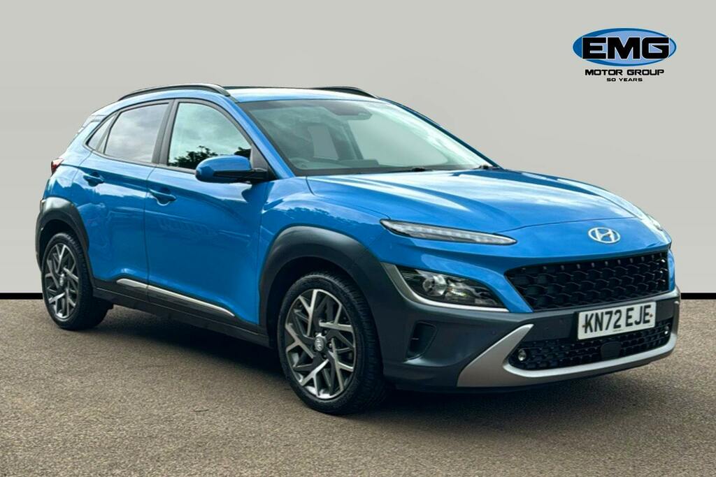 Hyundai Kona 1.6 H Gdi Premium Suv Hybrid Dct Ss Blue
