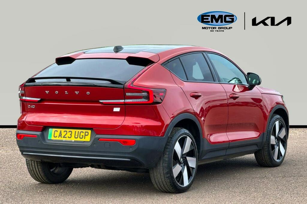 Volvo C40 Recharge 69Kwh Ultimate Suv CA23UGP Red #6