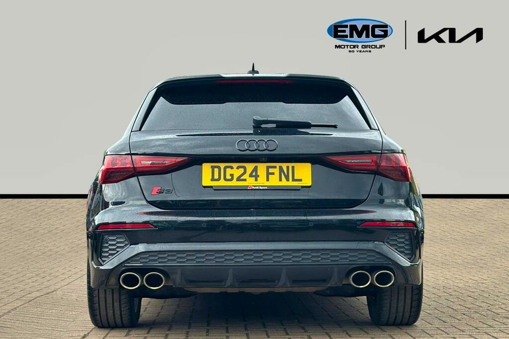 Audi S3 2.0 Tfsi Black Edition Sportback S Tron DG24FNL Black #5