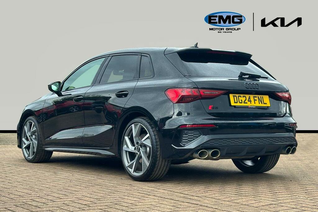 Audi S3 2.0 Tfsi Black Edition Sportback S Tron DG24FNL Black #4