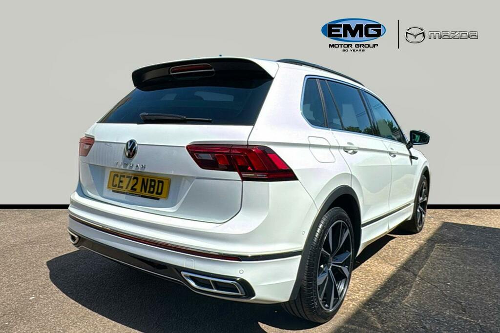 Volkswagen Tiguan 2.0 Tdi R Line Suv Dsg Ss CE72NBD White #5