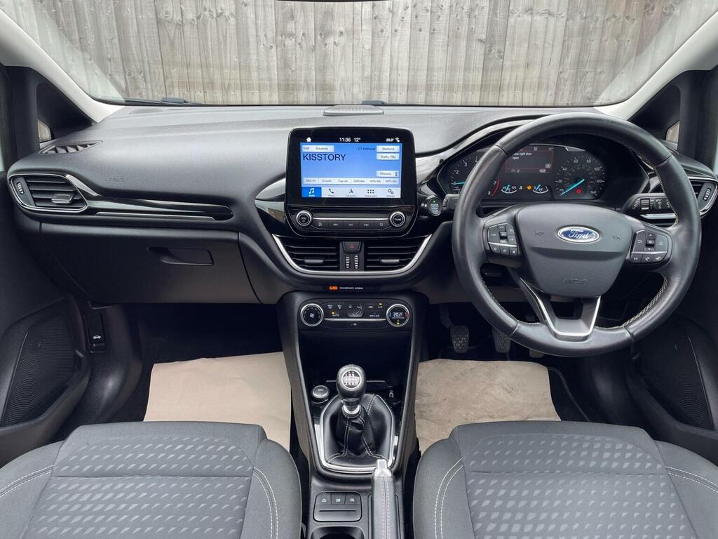 Ford Fiesta 1.0T Ecoboost Titanium Euro 6 Ss BG18YKM White #5