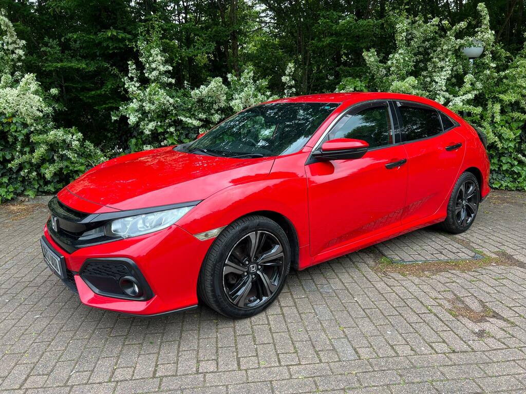Honda Civic 1.0 Vtec Turbo Sr Euro 6 Ss BF17UOB Red #4