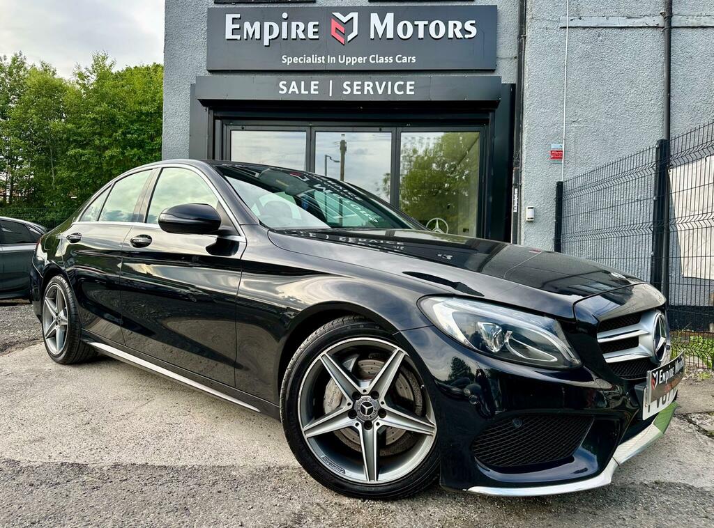 Mercedes-Benz C Class 2.1 C220d Amg Line G-tronic Euro 6 Ss Black