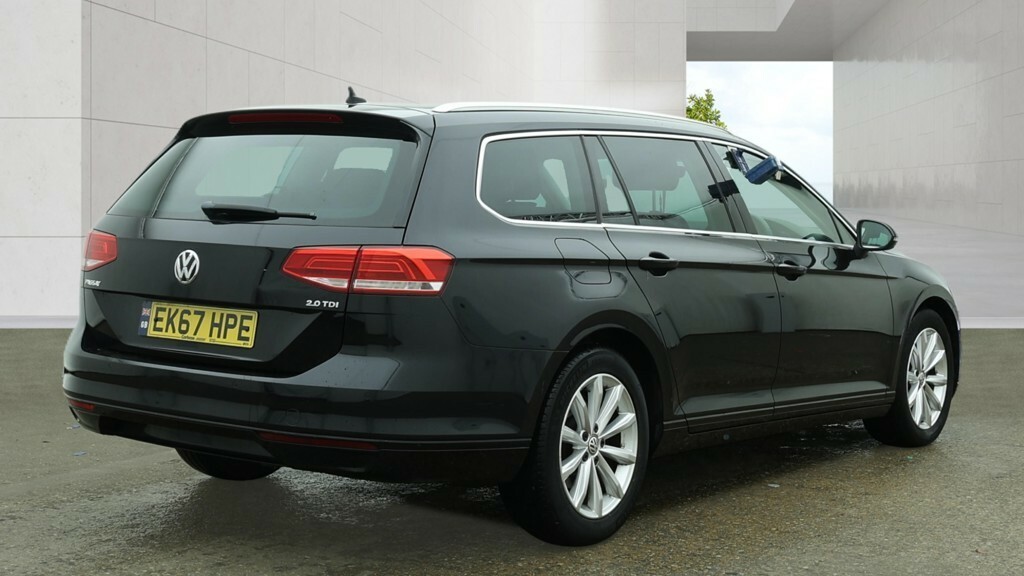 Volkswagen Passat Estate 2.0 Tdi Se Business 201767 EK67HPE Black #4