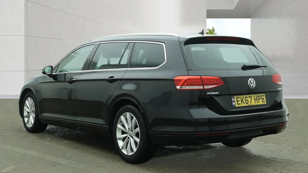 Volkswagen Passat Estate 2.0 Tdi Se Business 201767 EK67HPE Black #3
