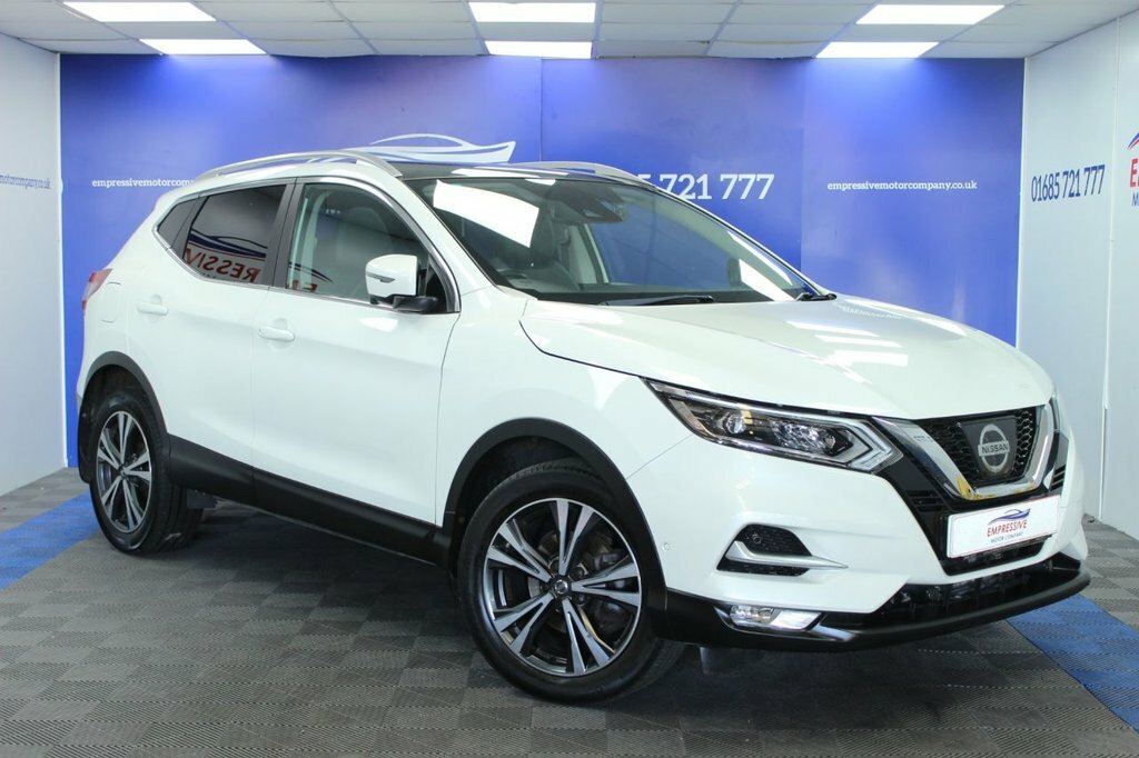 Nissan Qashqai 1.2L Tekna WJ18YLV White #2