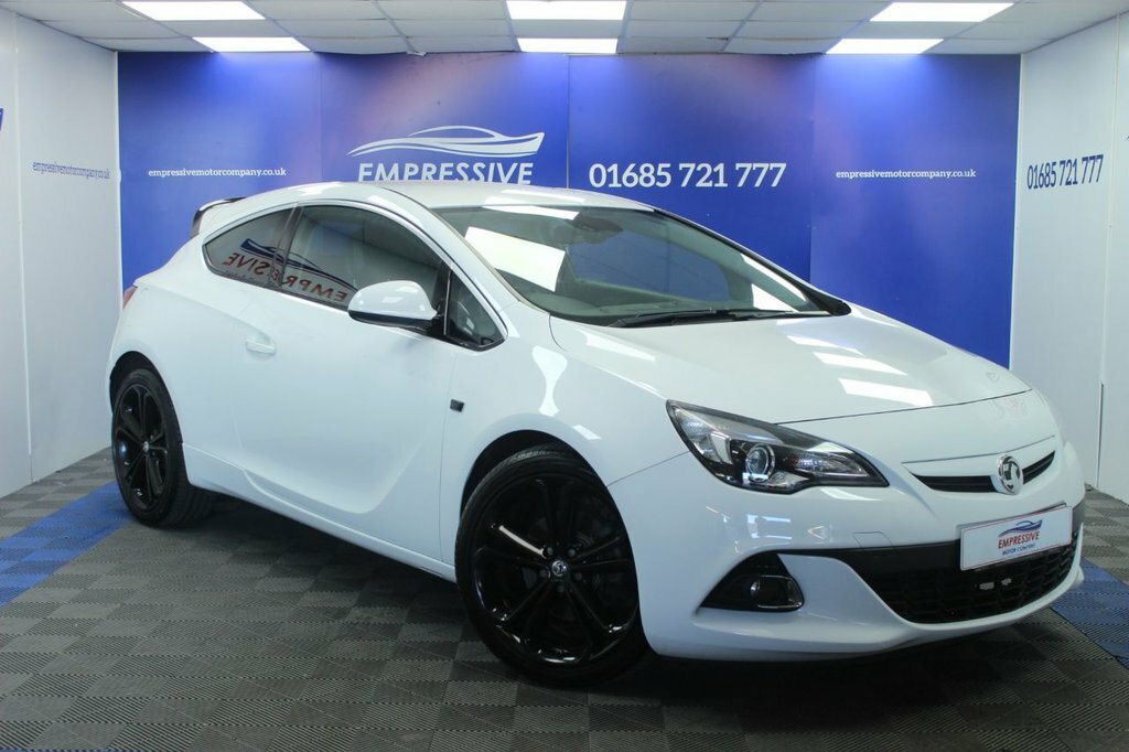 Vauxhall Astra GTC 1.4L Limited Edition White