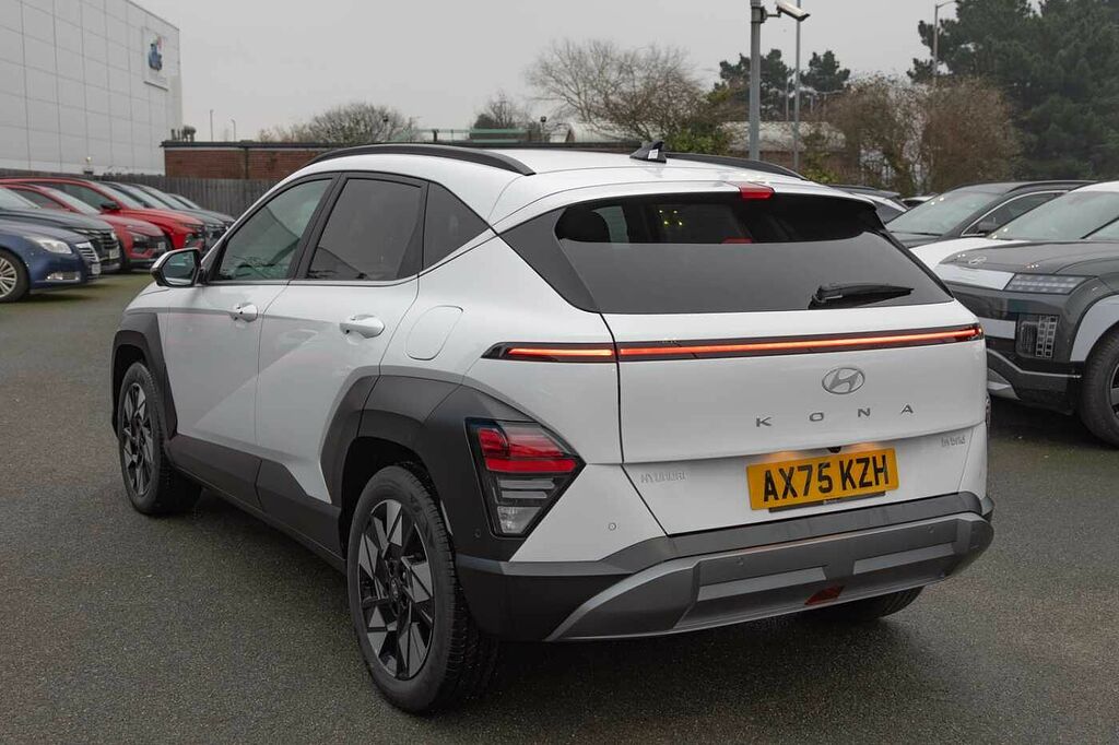 Hyundai Kona 1.6 Hybrid 129 Ultimate Dct AX75KZH White #3