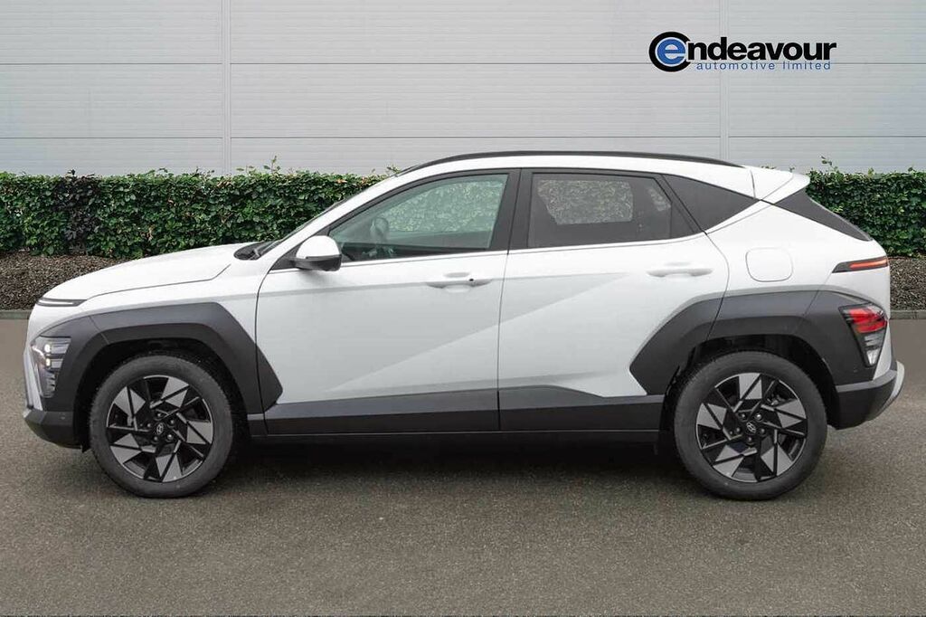 Hyundai Kona 1.6 Hybrid 129 Ultimate Dct AX75KZH White #4