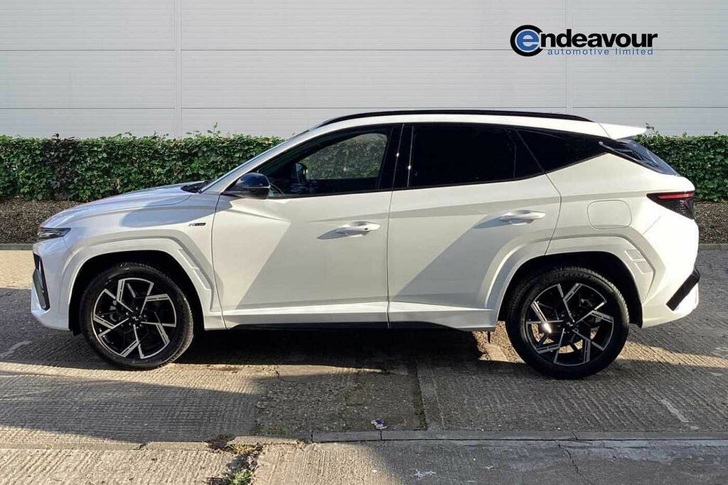 Hyundai Tucson 1.6T Hybrid N Line LM26OPK White #4