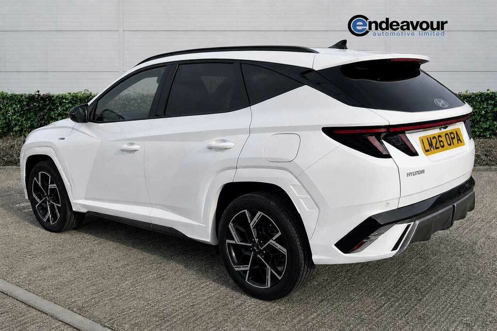 Hyundai Tucson 1.6T Hybrid N Line LM26OPA White #3