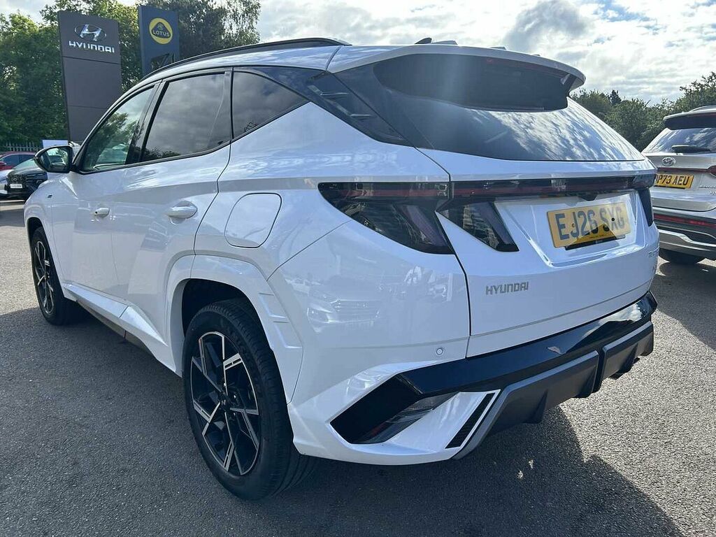Hyundai Tucson 1.6T 239 Hybrid N Line EJ26SXG White #3