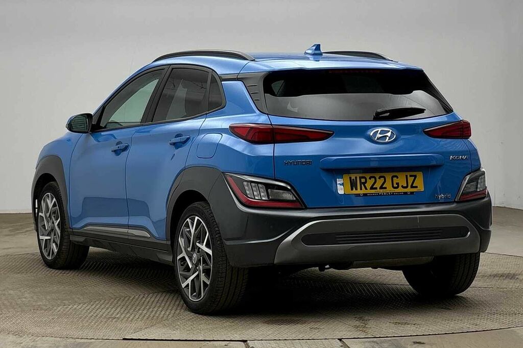Hyundai Kona 1.6 Gdi Hybrid Ultimate Dct WR22GJZ Blue #3