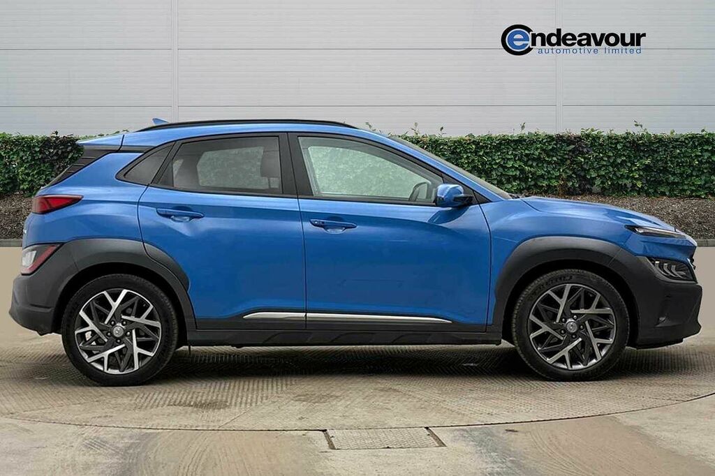 Hyundai Kona 1.6 Gdi Hybrid Ultimate Dct WR22GJZ Blue #4