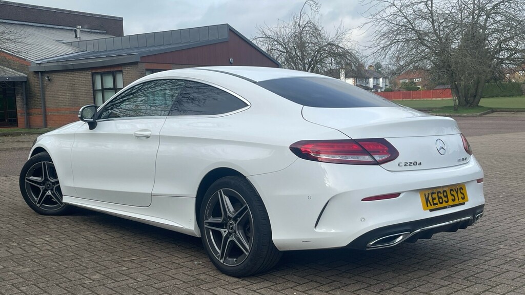 Mercedes-Benz C Class 2.0 C220d Amg Line G-tronic Euro 6 Ss KE69SYS White #4