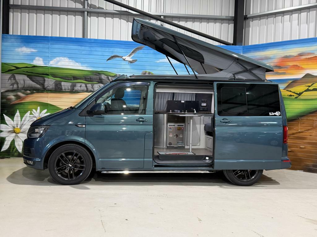 Volkswagen Transporter T6 Highline New Wave Camper Green #6
