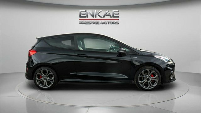 Ford Fiesta 2018 1.0T Ecoboost St-line X Hatchback BJ18DVU Black #4