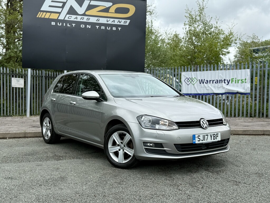 Volkswagen Golf 2.0 Tdi Bluemotion Tech Match Edition Hatchback SJ17YBF Silver #2