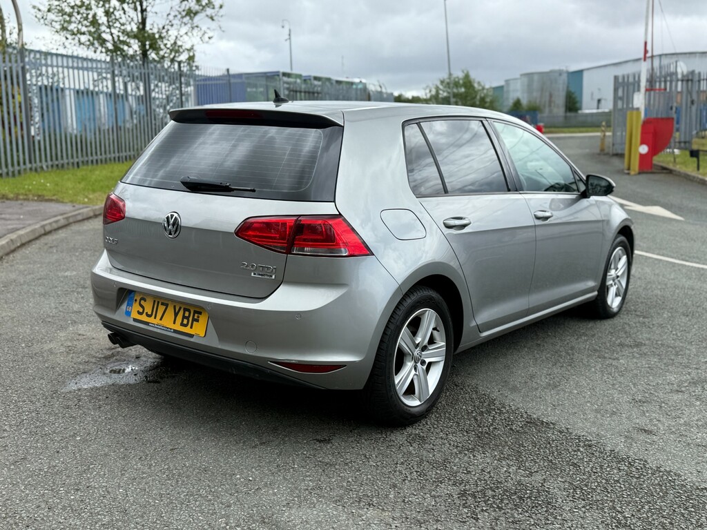 Volkswagen Golf 2.0 Tdi Bluemotion Tech Match Edition Hatchback SJ17YBF Silver #4