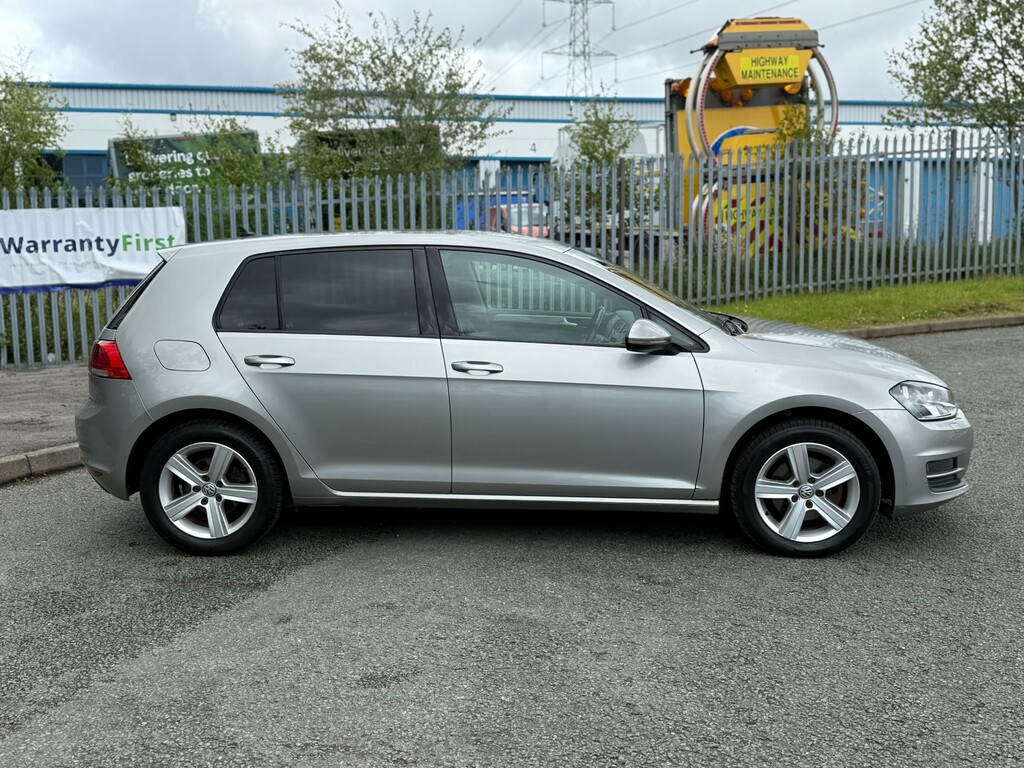 Volkswagen Golf 2.0 Tdi Bluemotion Tech Match Edition Hatchback SJ17YBF Silver #3