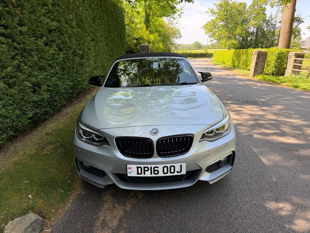 BMW 2 Series Convertible 2.0 220D M Sport Euro 6 Ss DP16OOJ Silver #4
