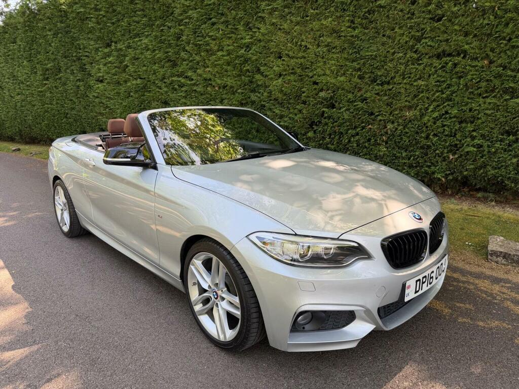 BMW 2 Series Convertible 2.0 220D M Sport Euro 6 Ss DP16OOJ Silver #5