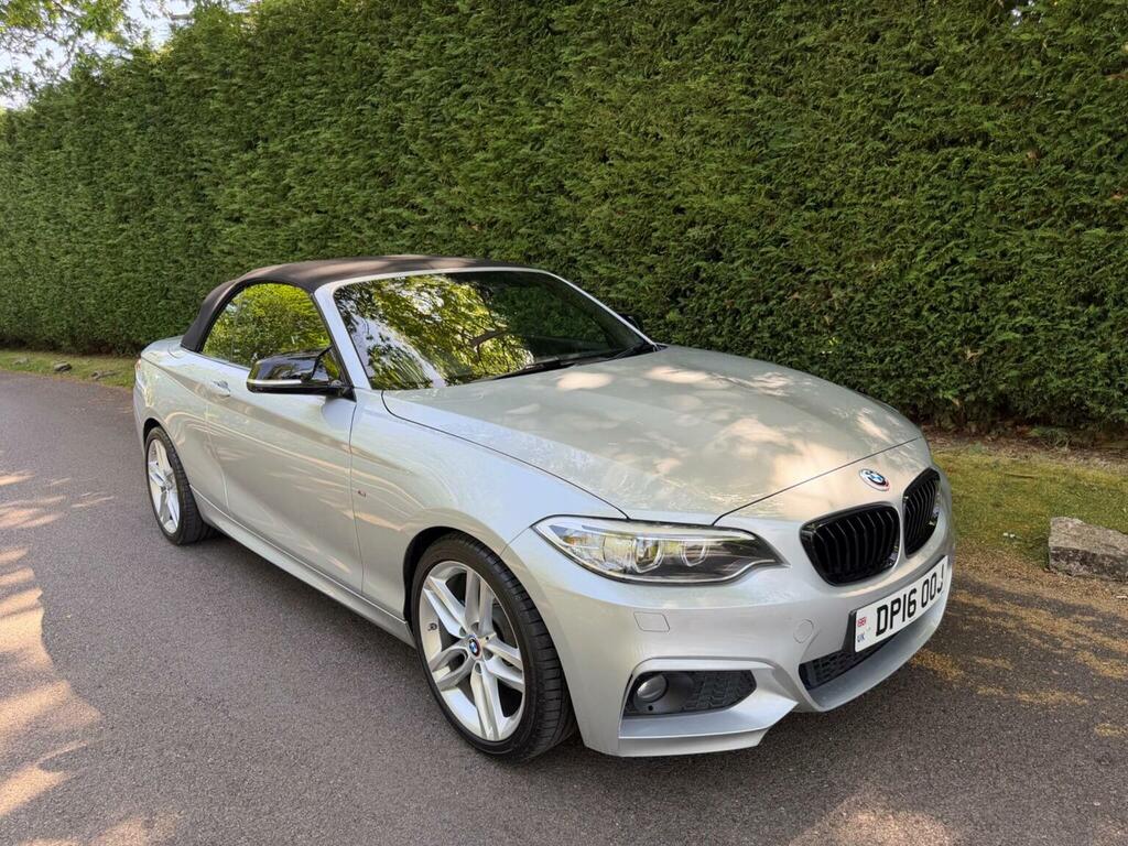 BMW 2 Series Convertible 2.0 220D M Sport Euro 6 Ss DP16OOJ Silver #6