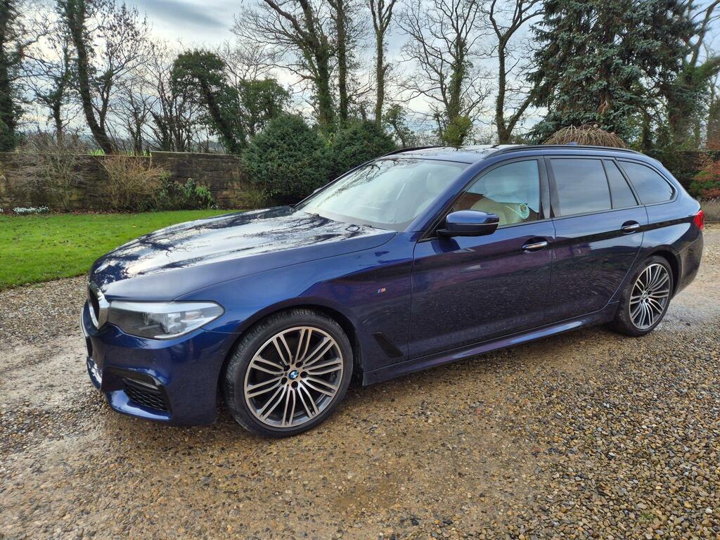 BMW 5 Series 2.0 520D M Sport Touring Euro 6 Ss Blue