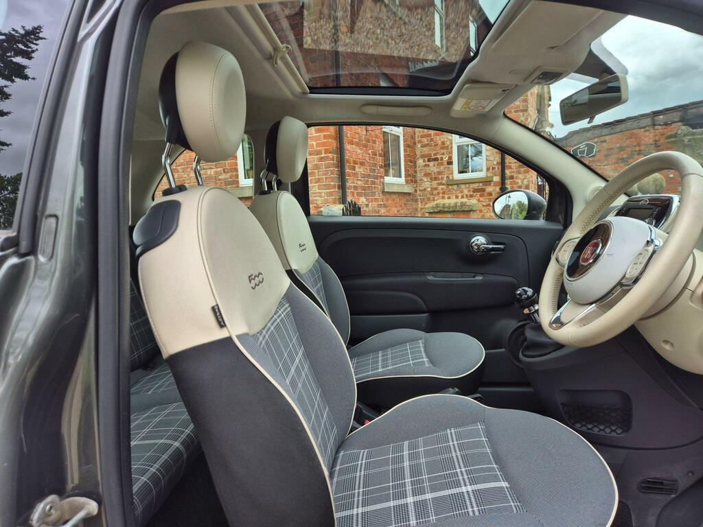 Fiat 500 1.2 Lounge Euro 6 Ss ND17NGF Grey #2