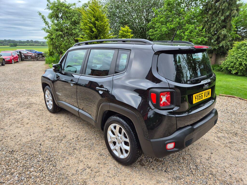 Jeep Renegade 1.6 Multijetii Longitude Euro 6 Ss YX66VUM Black #5