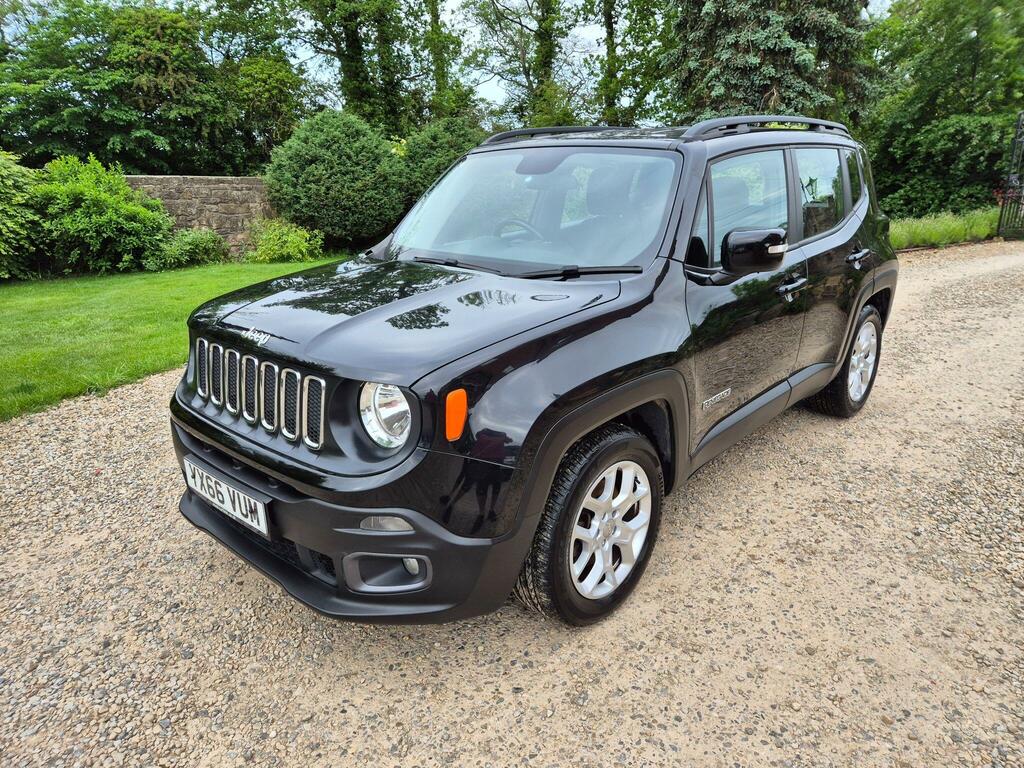 Jeep Renegade 1.6 Multijetii Longitude Euro 6 Ss YX66VUM Black #3