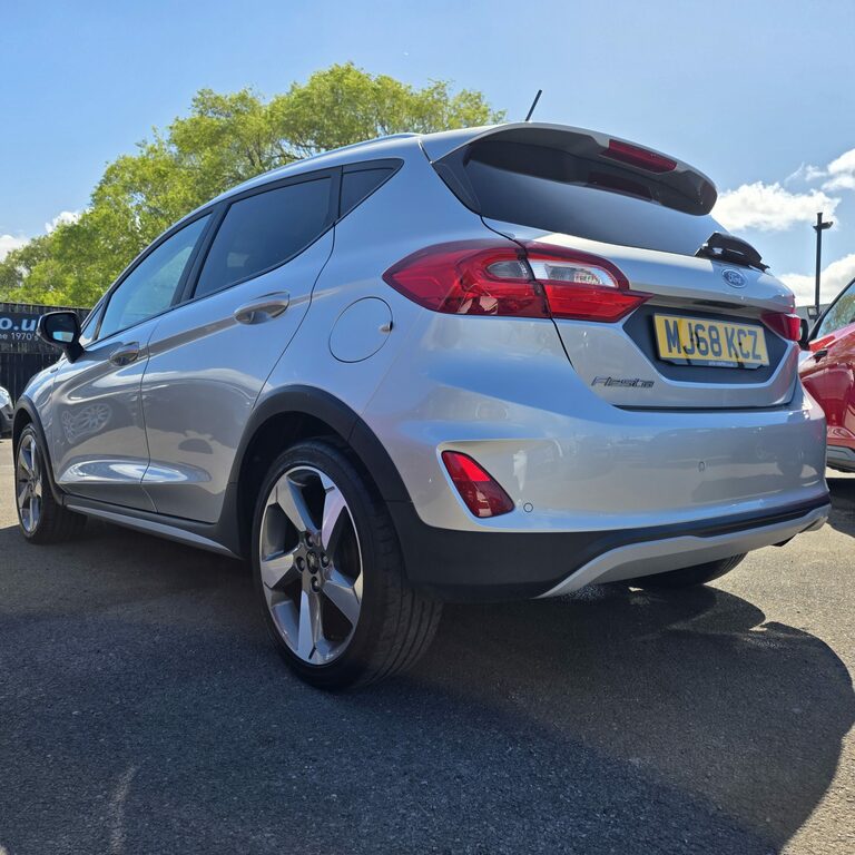Ford Fiesta Active 1 Turbo 68 Reg MJ68KCZ Silver #2