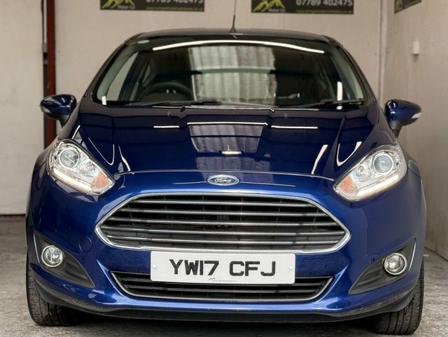Ford Fiesta 2017 1.25 Zetec Hatchback Euro 6 YW17CFJ Blue #5