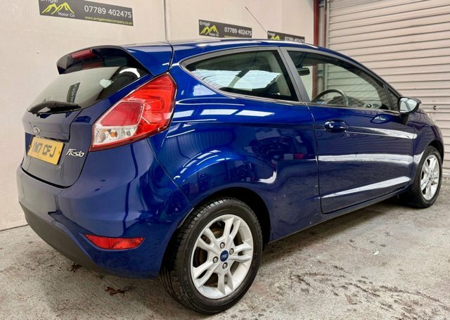 Ford Fiesta 2017 1.25 Zetec Hatchback Euro 6 YW17CFJ Blue #3