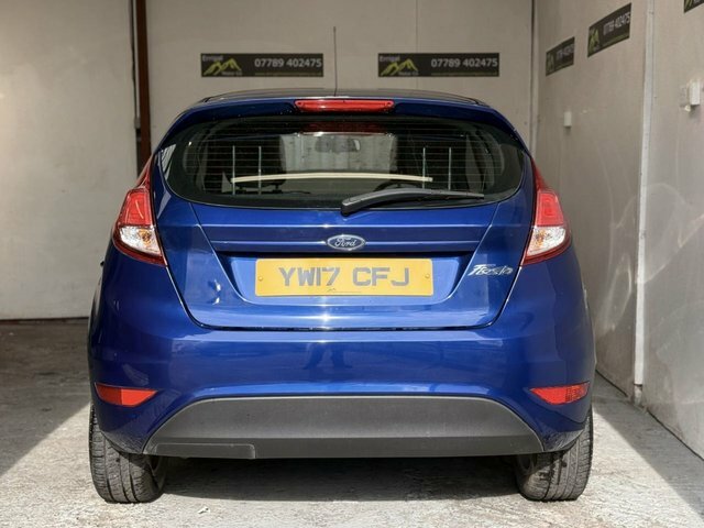 Ford Fiesta 2017 1.25 Zetec Hatchback Euro 6 YW17CFJ Blue #6