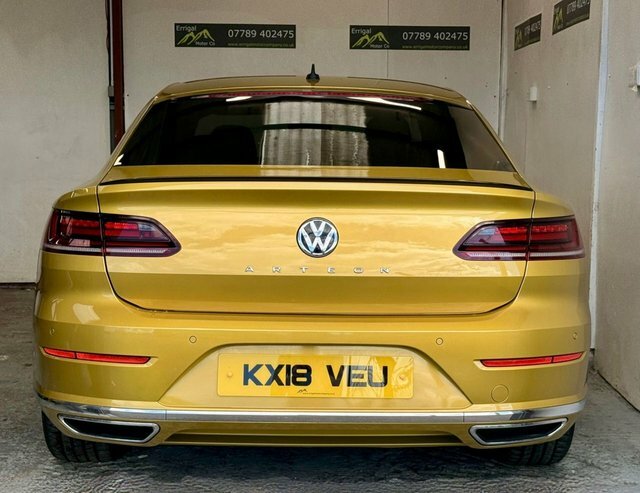 Volkswagen Arteon 2018 2.0 Tdi R-line Fastback Dsg Euro 6 KX18VEU Yellow #5