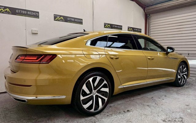 Volkswagen Arteon 2018 2.0 Tdi R-line Fastback Dsg Euro 6 KX18VEU Yellow #2