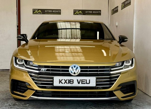 Volkswagen Arteon 2018 2.0 Tdi R-line Fastback Dsg Euro 6 KX18VEU Yellow #6