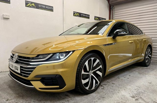 Volkswagen Arteon 2018 2.0 Tdi R-line Fastback Dsg Euro 6 KX18VEU Yellow #3