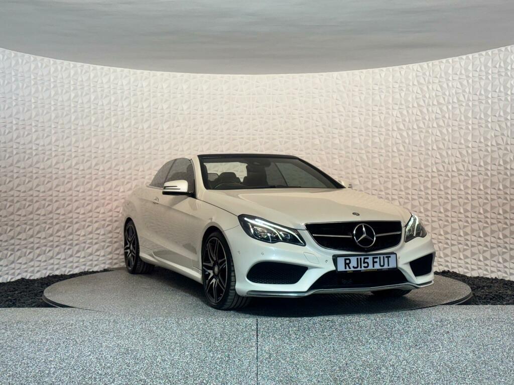 Mercedes-Benz E Class 2.1 E250 Cdi Amg Line Premium Cabriolet G-tronic RJ15FUT White #4