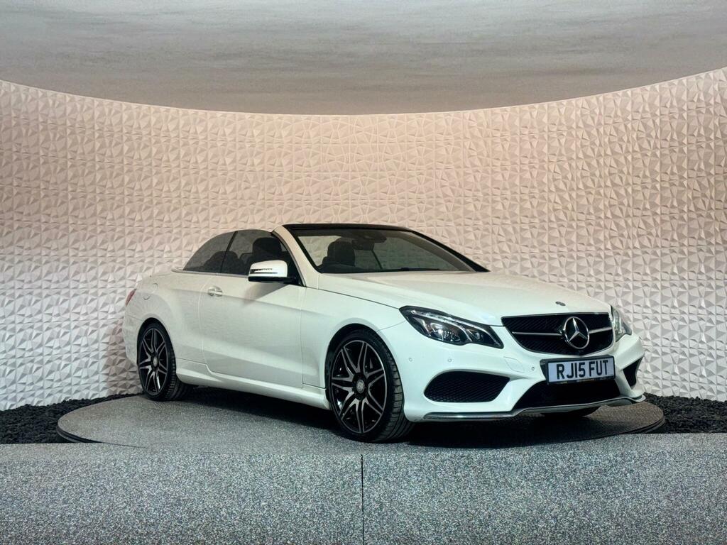 Mercedes-Benz E Class 2.1 E250 Cdi Amg Line Premium Cabriolet G-tronic RJ15FUT White #5