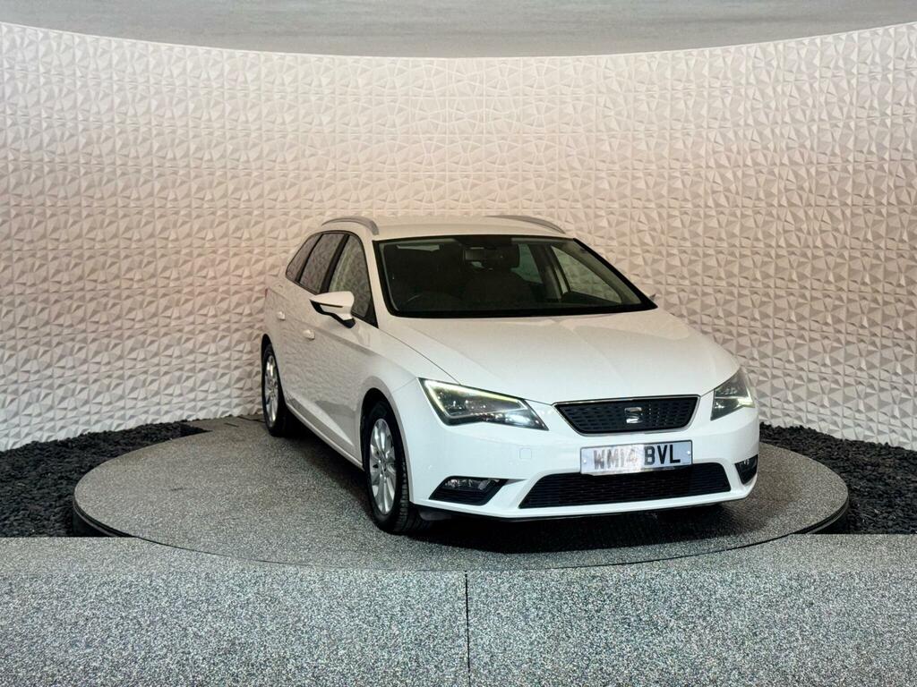Seat Leon 1.6 Tdi Ecomotive Cr Se Sport Tourer Euro 5 Ss WM14BVL White #4