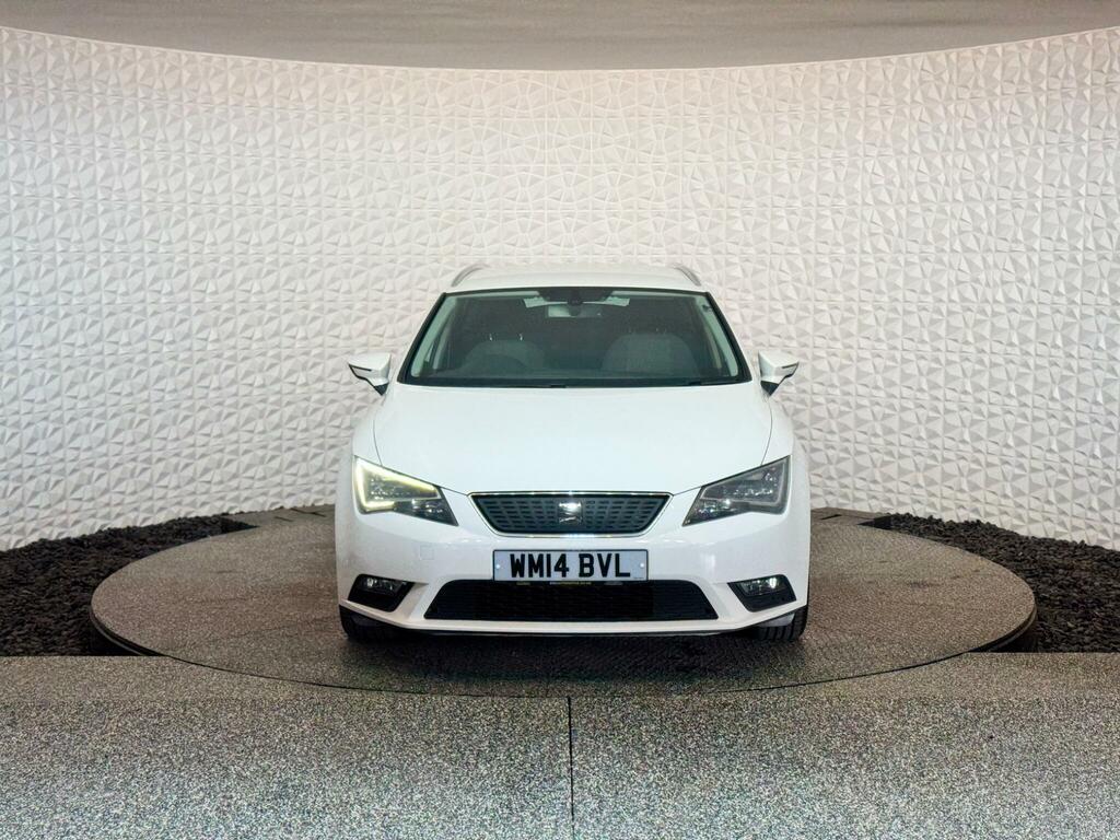 Seat Leon 1.6 Tdi Ecomotive Cr Se Sport Tourer Euro 5 Ss WM14BVL White #3