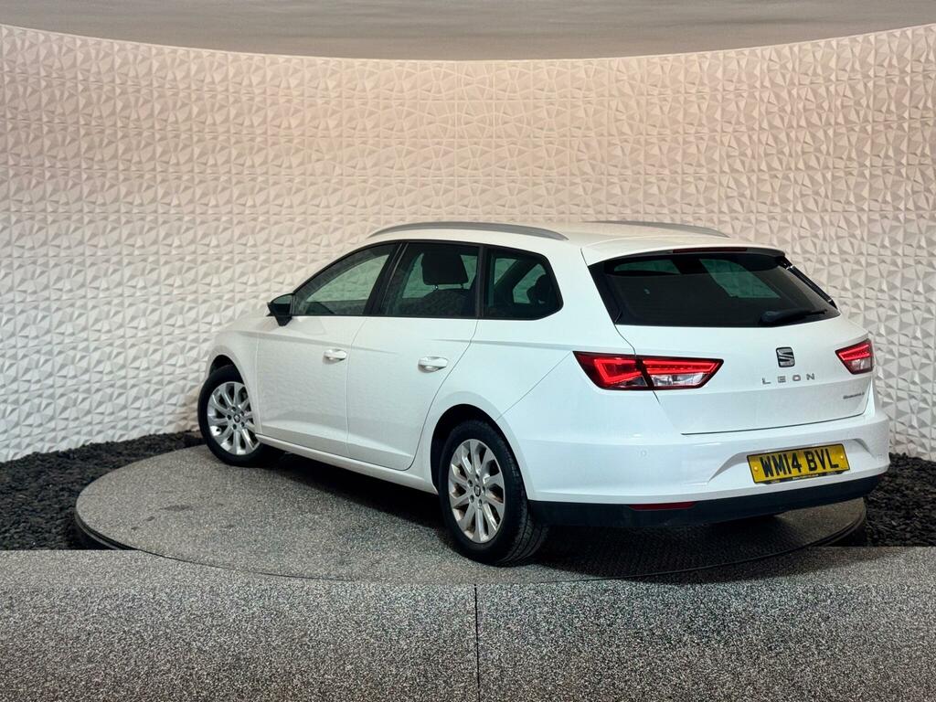 Seat Leon 1.6 Tdi Ecomotive Cr Se Sport Tourer Euro 5 Ss WM14BVL White #2