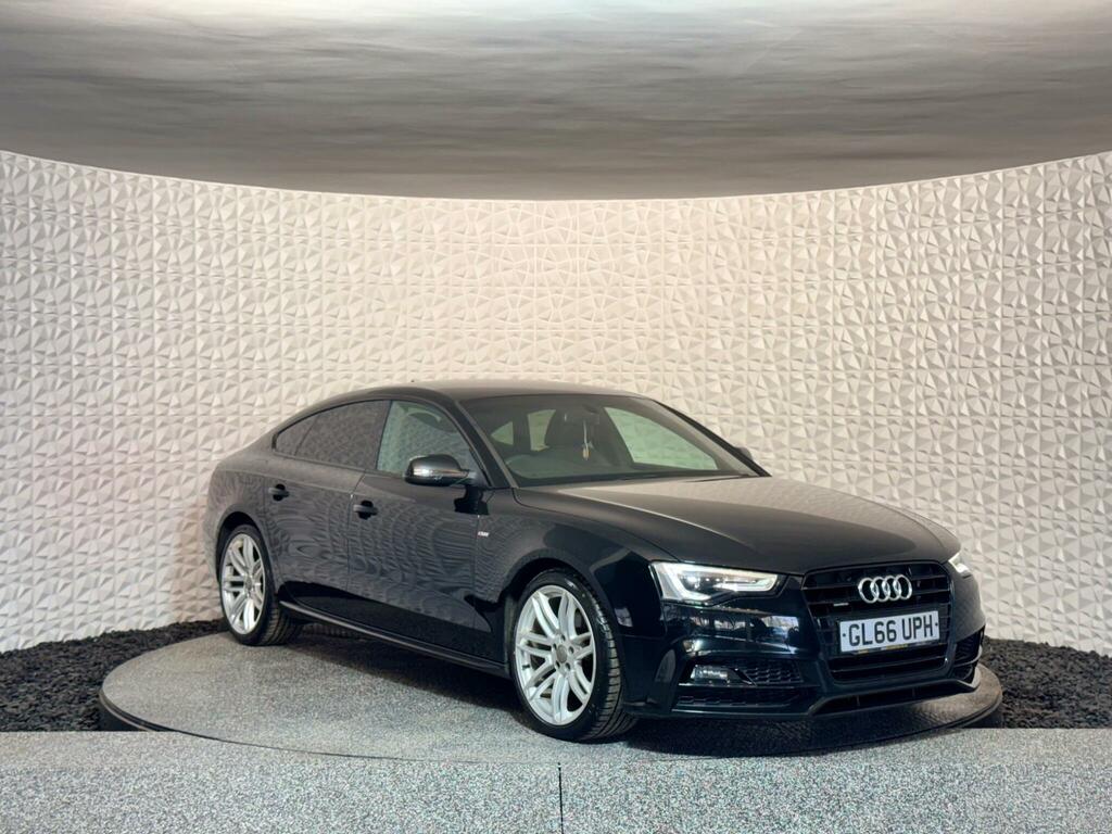 Audi A5 2.0 Tdi Black Edition Plus Sportback S Tronic Quat GL66UPH Black #5