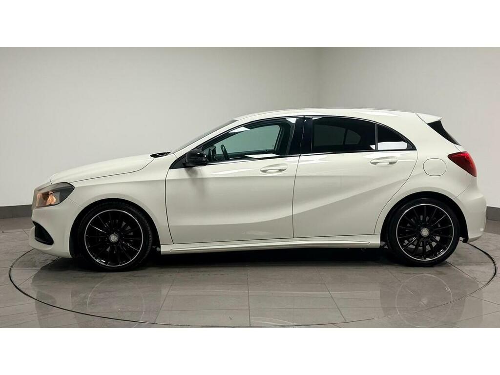 Mercedes-Benz A Class A200 Amg Line FJ66SBX White #3