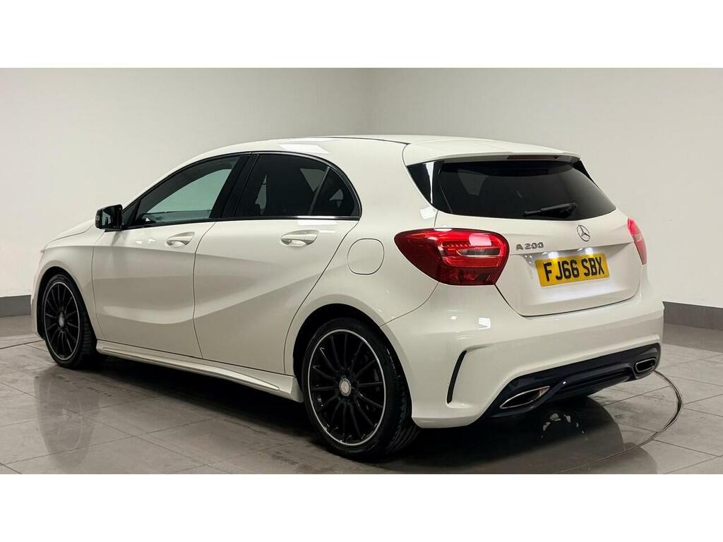 Mercedes-Benz A Class A200 Amg Line FJ66SBX White #4